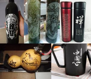 山南曲松县酒瓶葫芦工艺品激光雕刻机